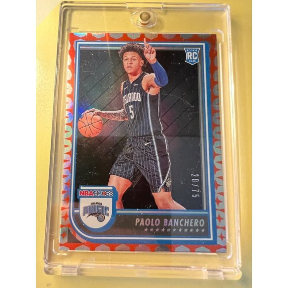2022-23 NBA Hoops Paolo Banchero RC GRAVITY SSP #’ed/75